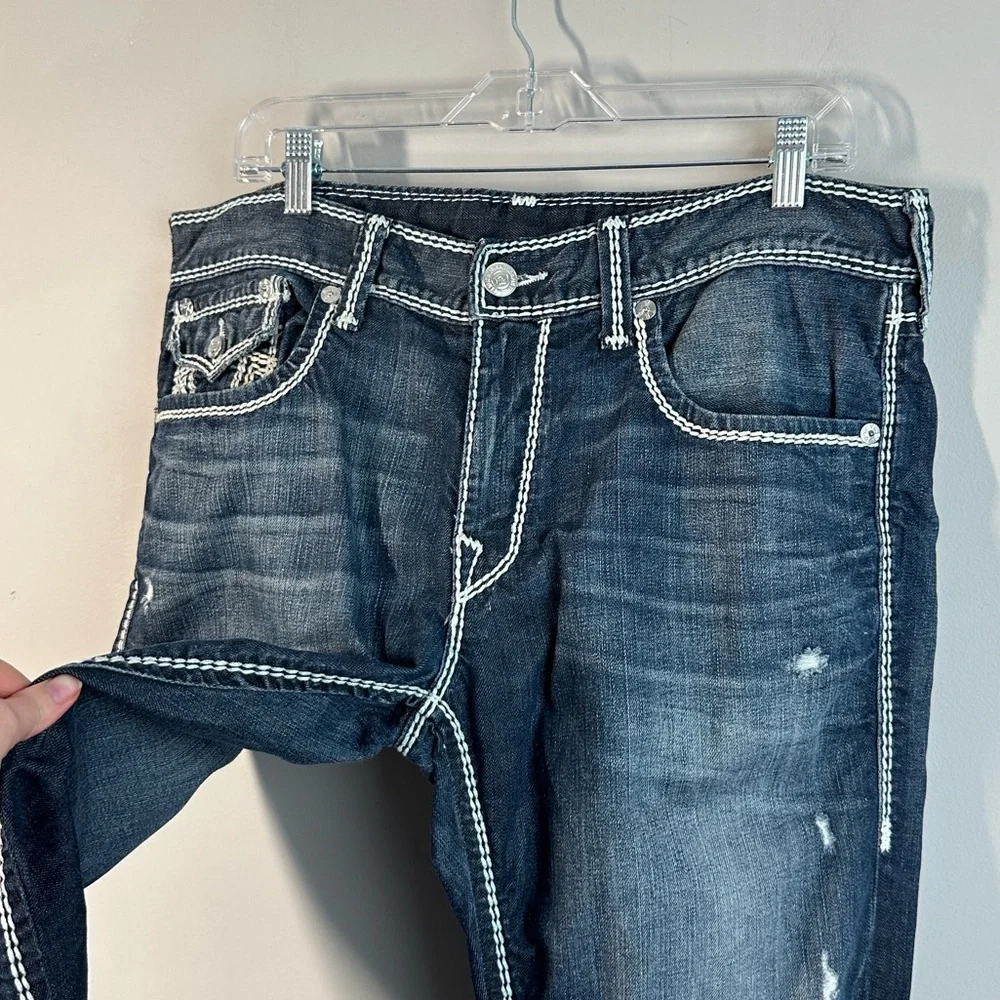 True Religion Mega T Straight W/Flap Pockets 2013 Size 36